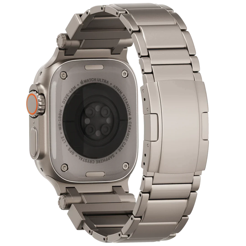 Luxe titanium band voor Apple Watch