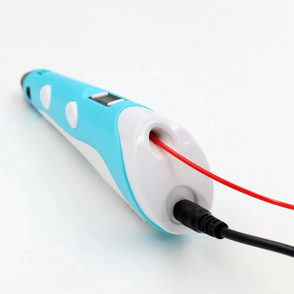 Nova 3D打印笔 - 适合儿童使用，配备20种颜色和100米耗材