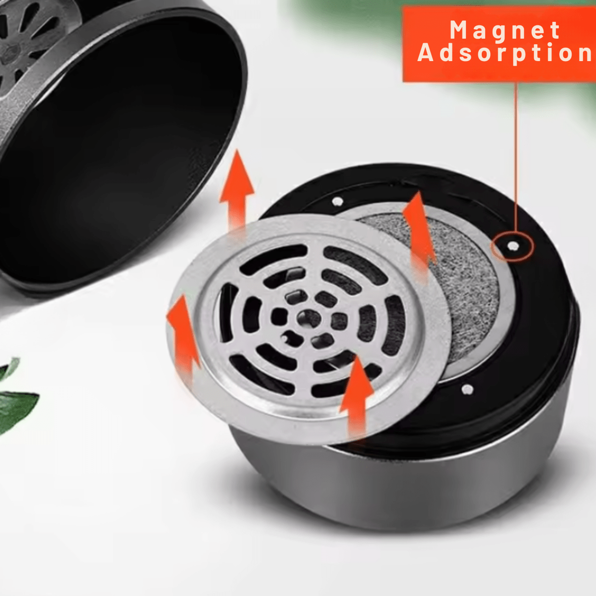 AirNova Portable Smokeless Ashtray For On The Go Smokers With HEPA Filter USB Battery