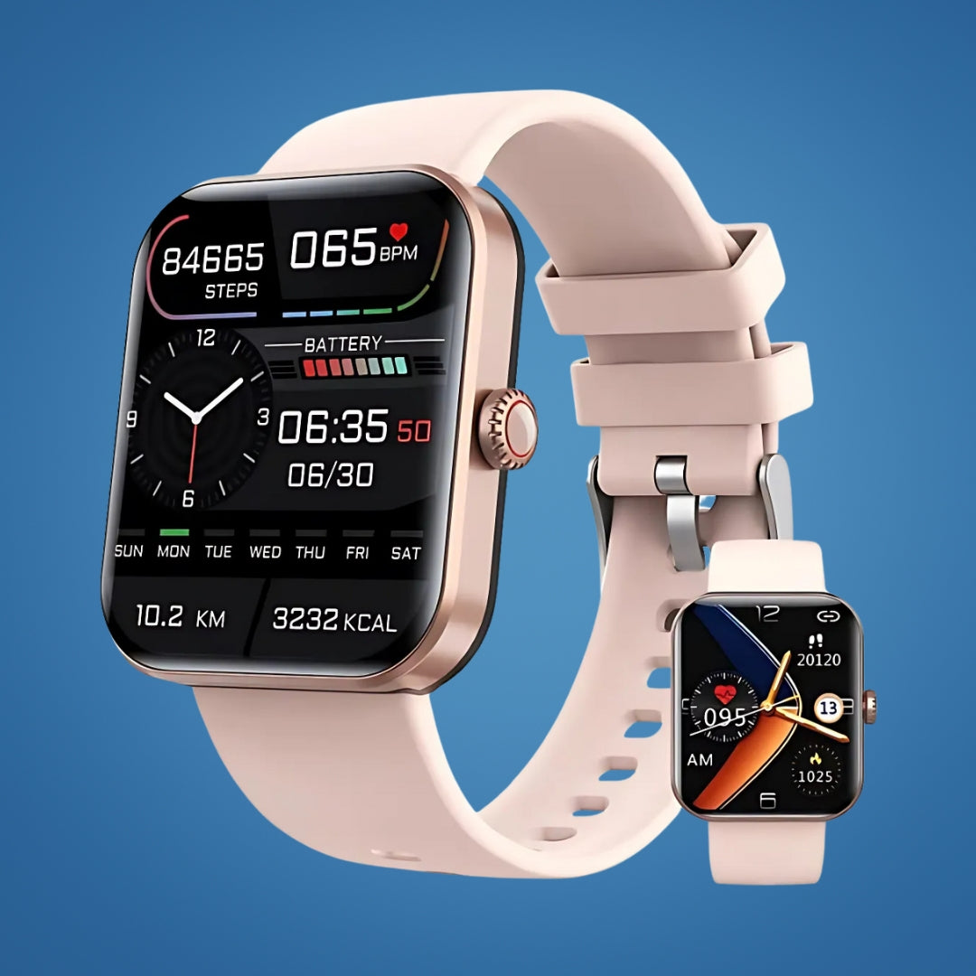 Montre GluGuard Glucose – Surveillance en Temps Réel, Suivi des Tendances et Alertes