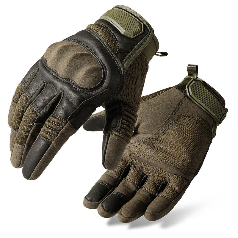 Gants en cuir compatibles avec écran tactile