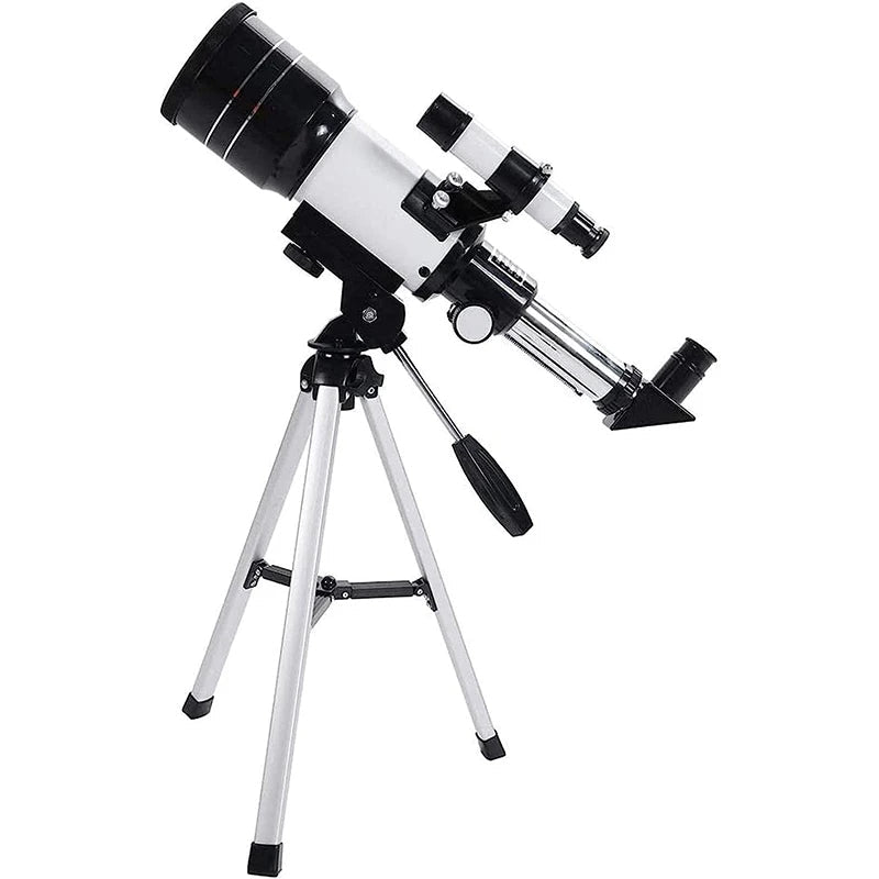 Professionelles astronomisches Teleskop – Mondbeobachtung mit Tischstativ – 150x Zoom