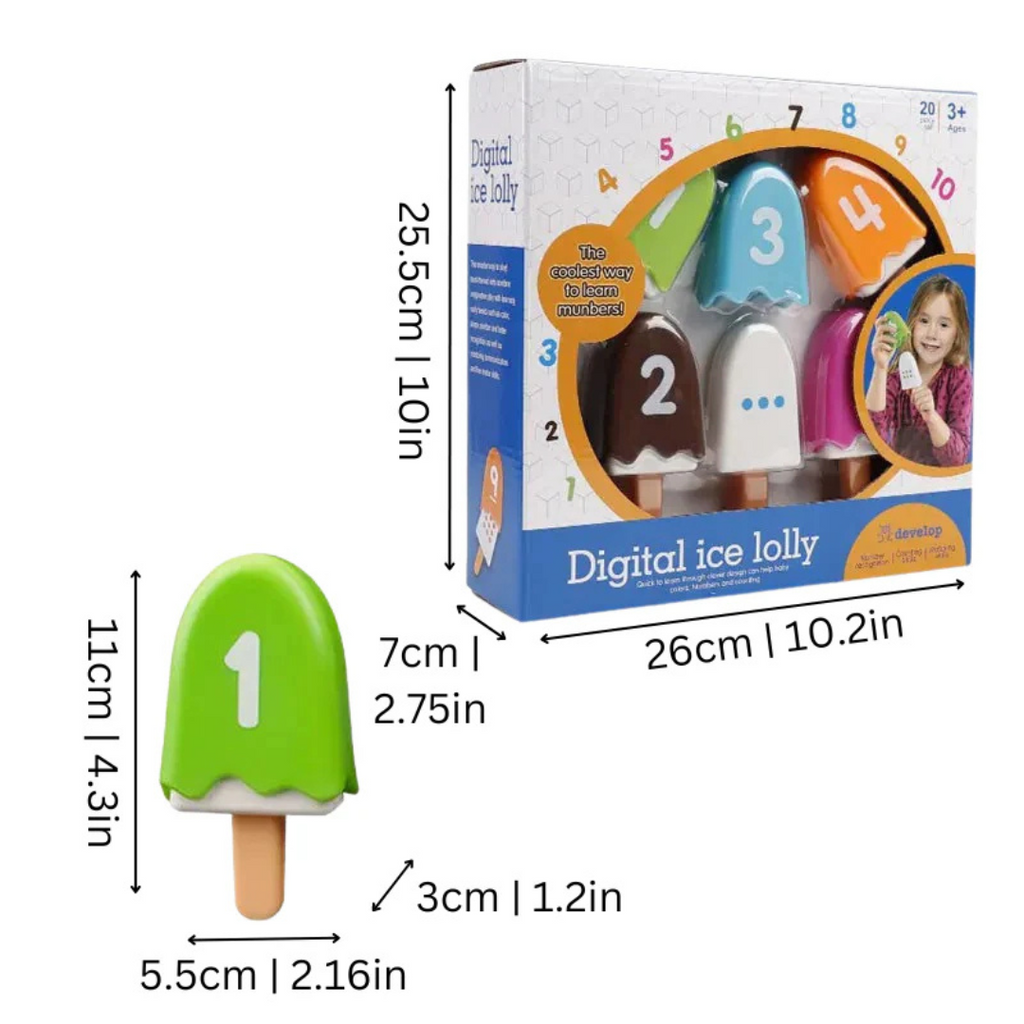 Vrimlo IceCream Master | Tel Eiscremes Pädagogische Mathe-Spielzeuge