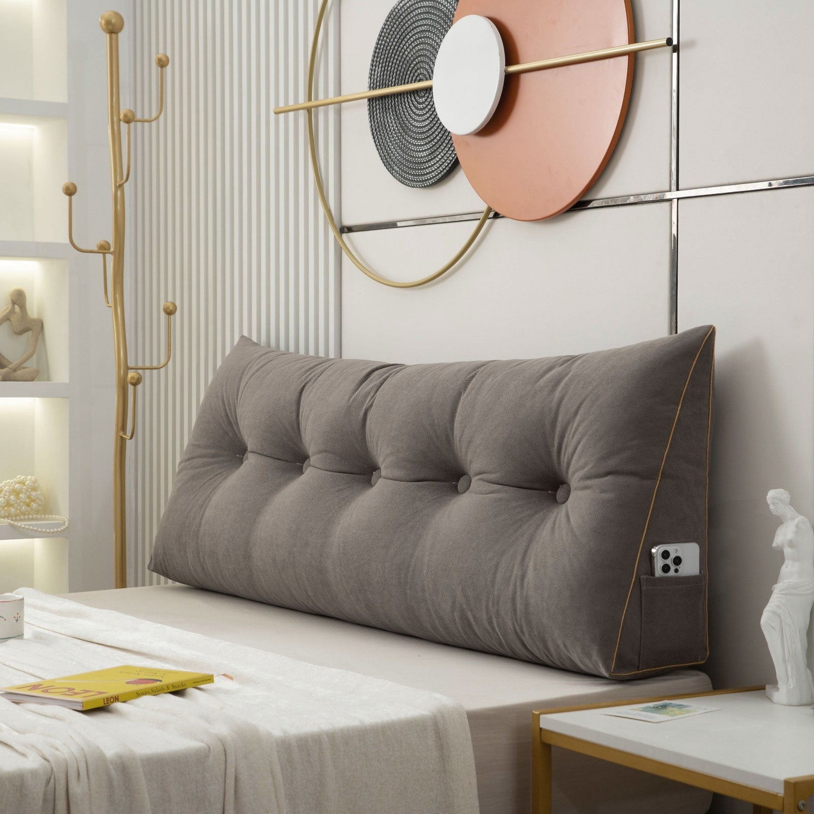 Luxusní elegantní klínový polštář