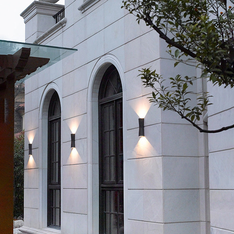 Ray Minimalist Torch LED Outdoor Wall Lamp Metal Garden Corridor Terrace - Lamp Outdoor