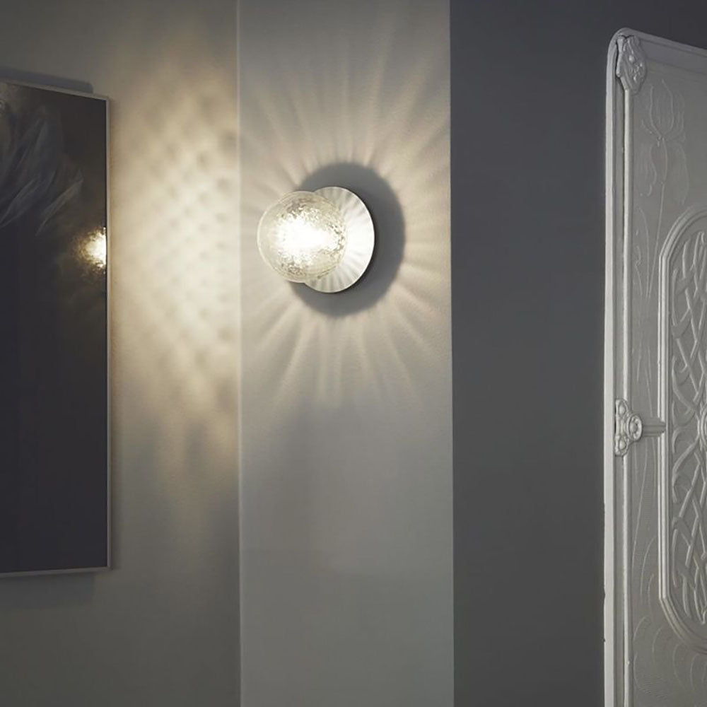 Melo Wall Lamp Chic Sphere Glass - Lamp Outdoor