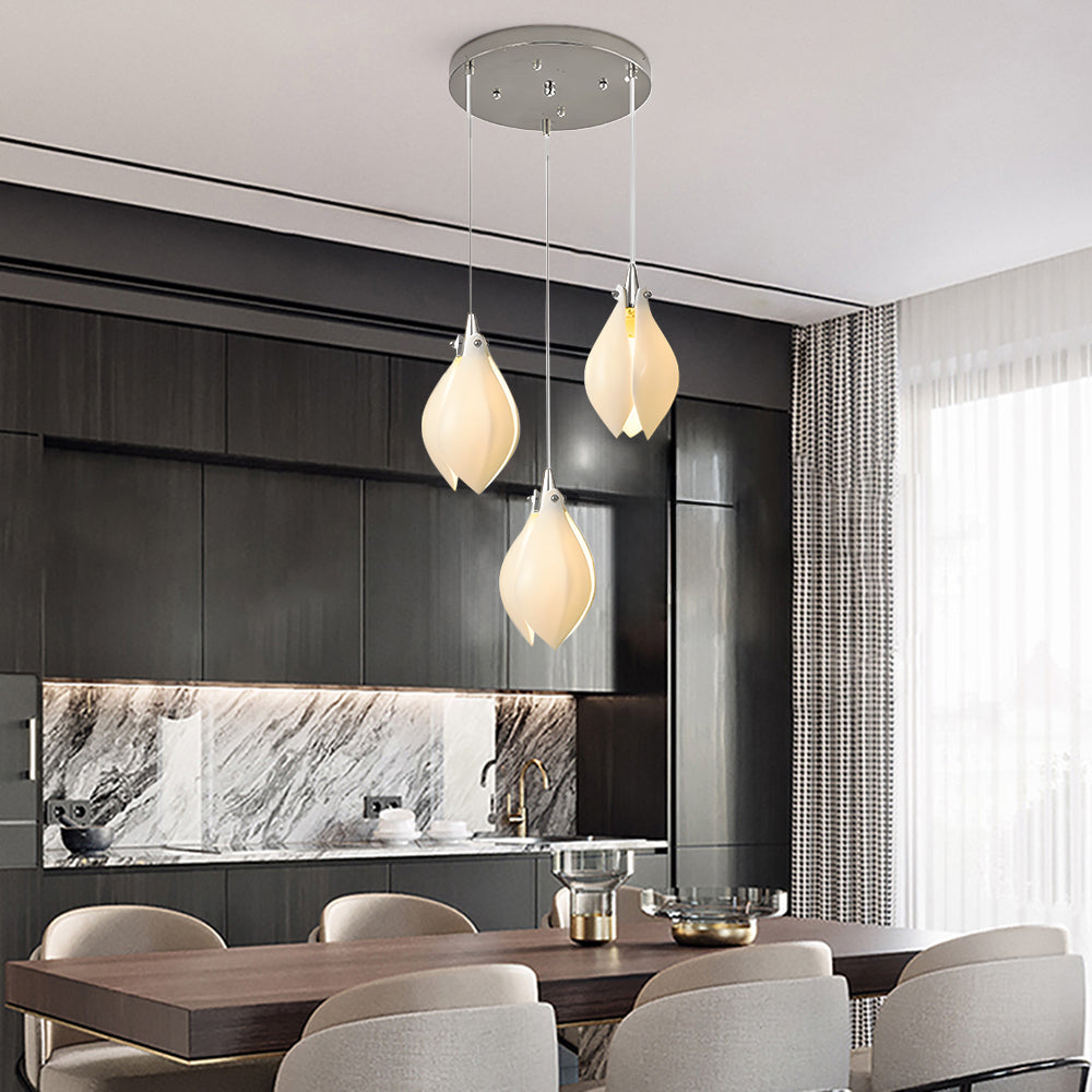 Olivia Luxury Metal Ceramic Pendant Light Living Room Bedroom - Neutralighting