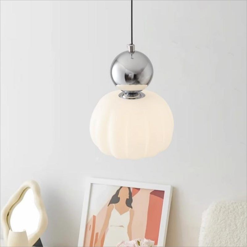 Valentina Modern LED Ceiling Light Chrome Metal Pendant Lamp