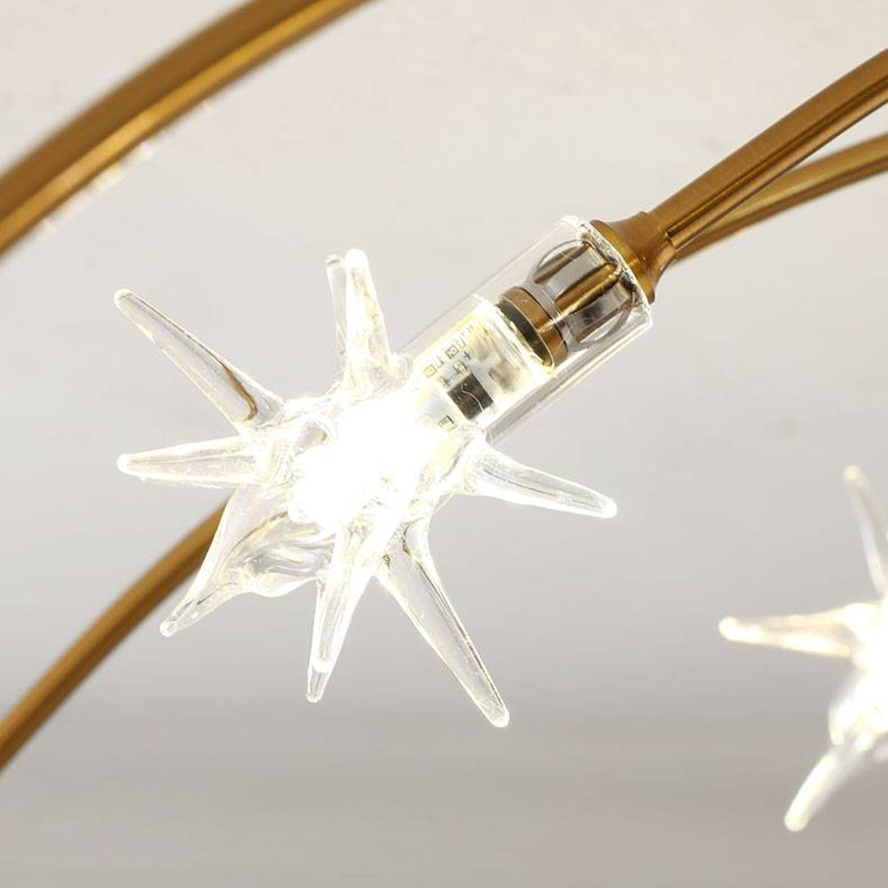 Aria Modern Planet Flush Mount Ceiling Light — Lightweight Rust-Resistant Design