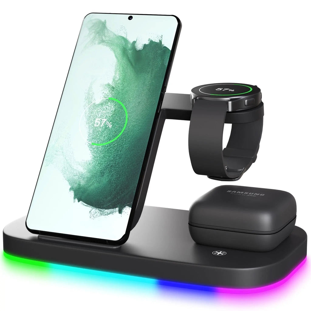 Caricatore wireless 3 in 1 per Samsung