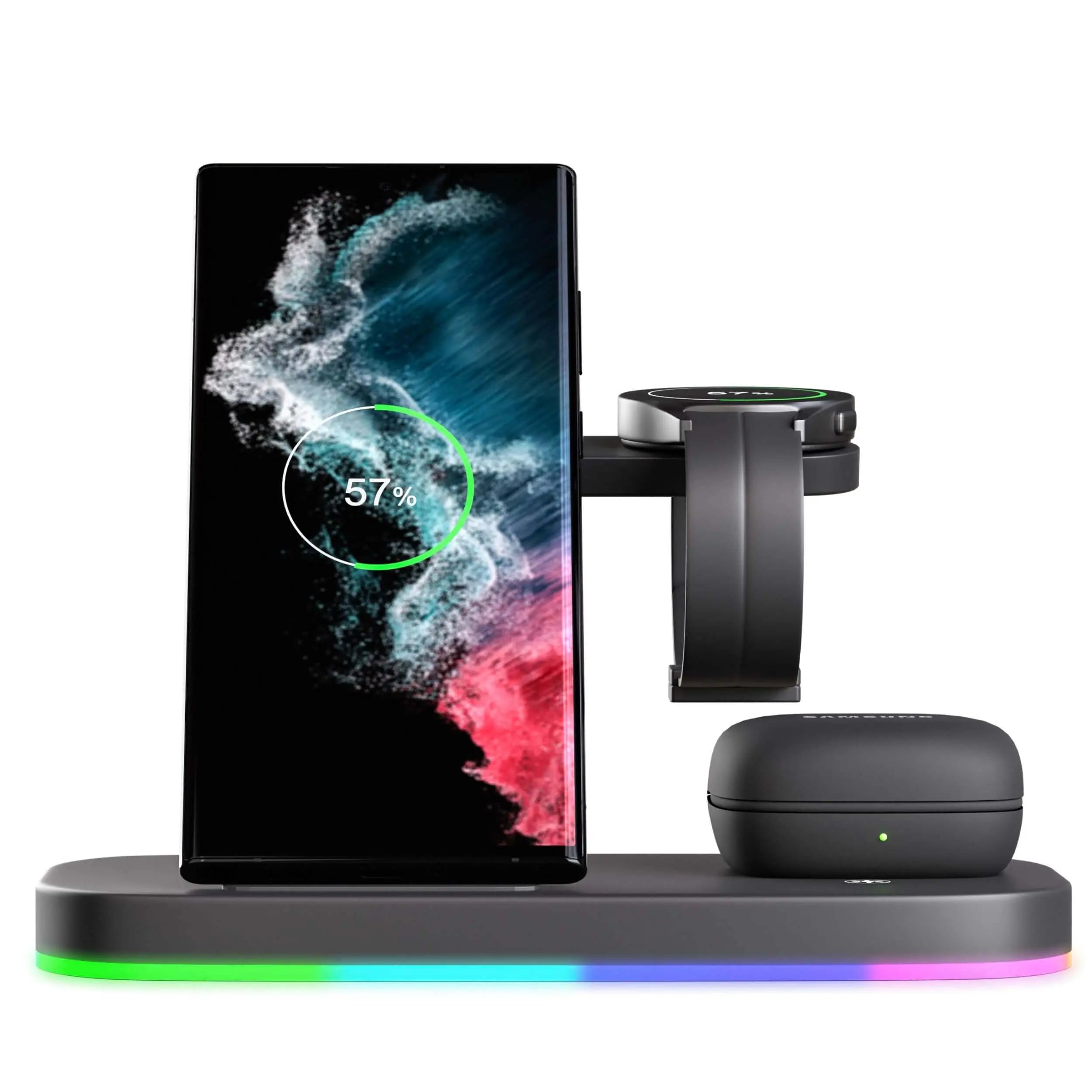Caricatore wireless 3 in 1 per Samsung