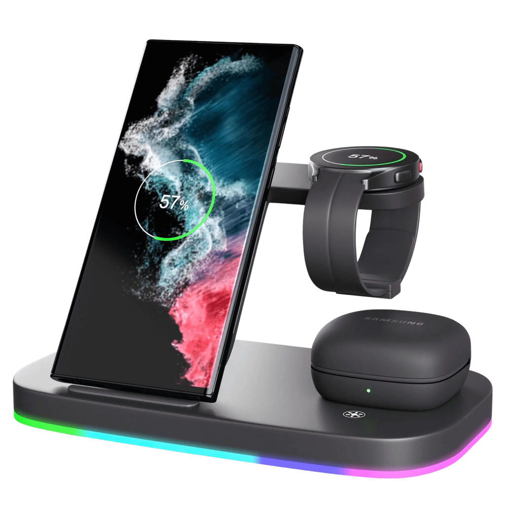 Caricatore wireless 3 in 1 per Samsung