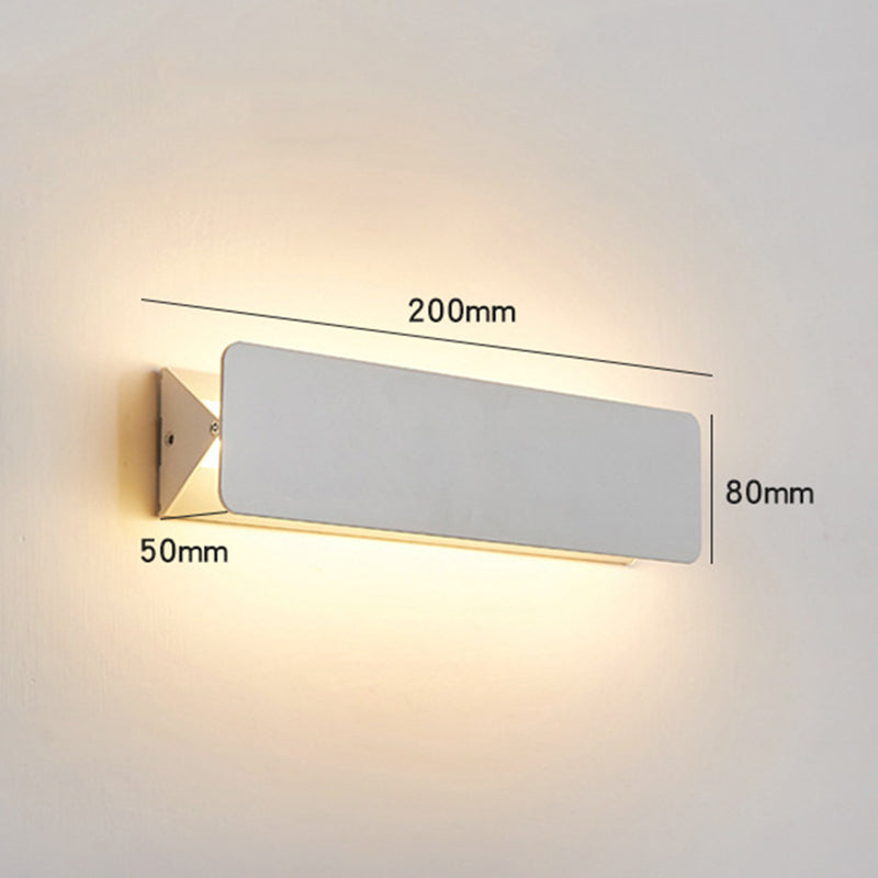 Arisha Rotatable LED Wall Lamp — White Metal Indoor Light