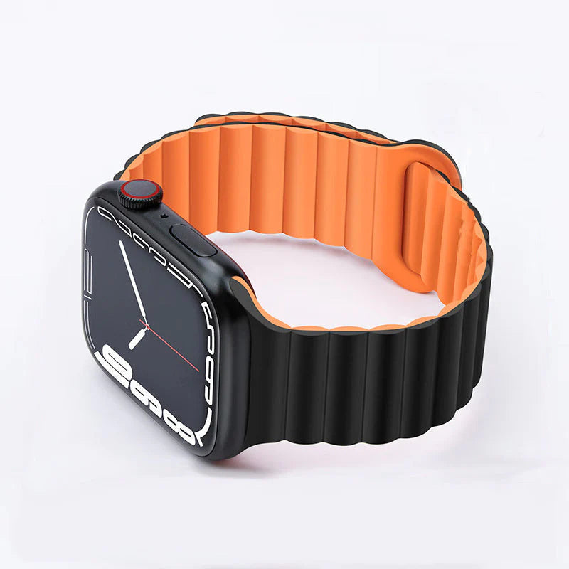 Magnetische siliconen band voor Apple Watch
