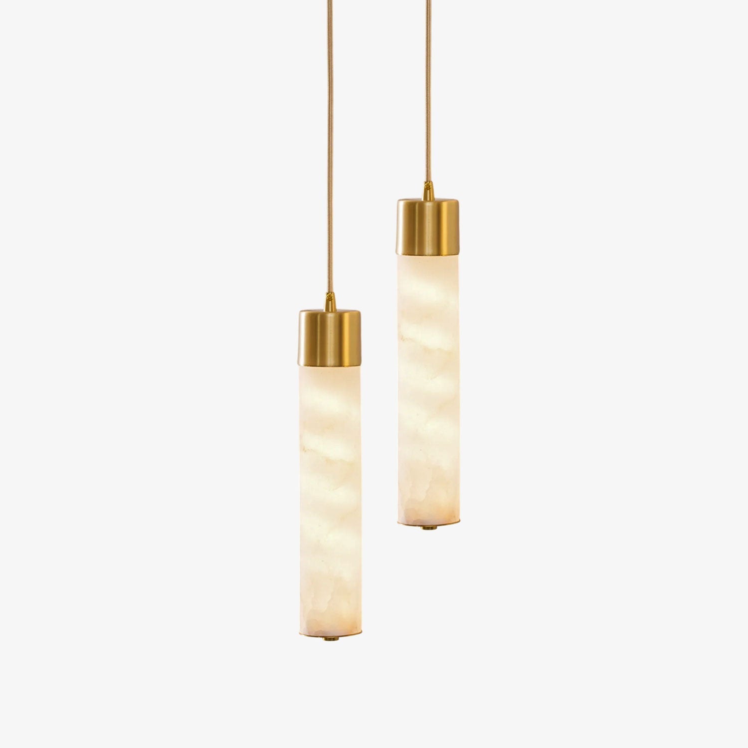 Alabaster Tala Brass Pendant Lamp - Vakkerlight