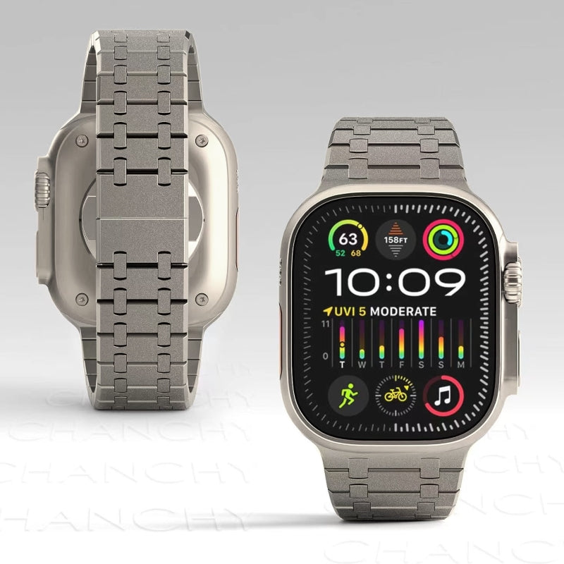 AP nerezový bleskový dvojitý řetězový pásek pro Apple Watch
