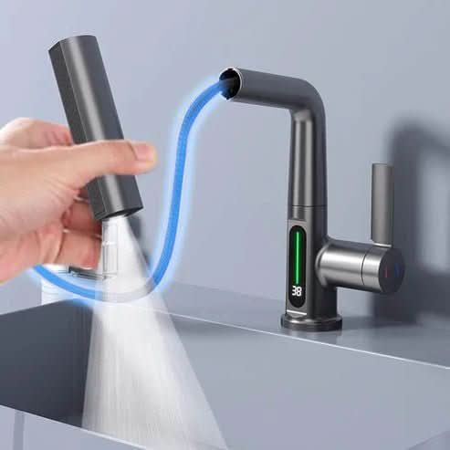 AquaNova - Βρύση με περιστροφή 360° και οθόνη LED ένδειξης θερμοκρασίας