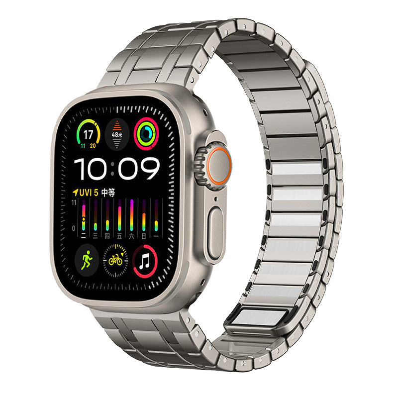 Banda magnética AP de acero inoxidable esmerilado para Apple Watch