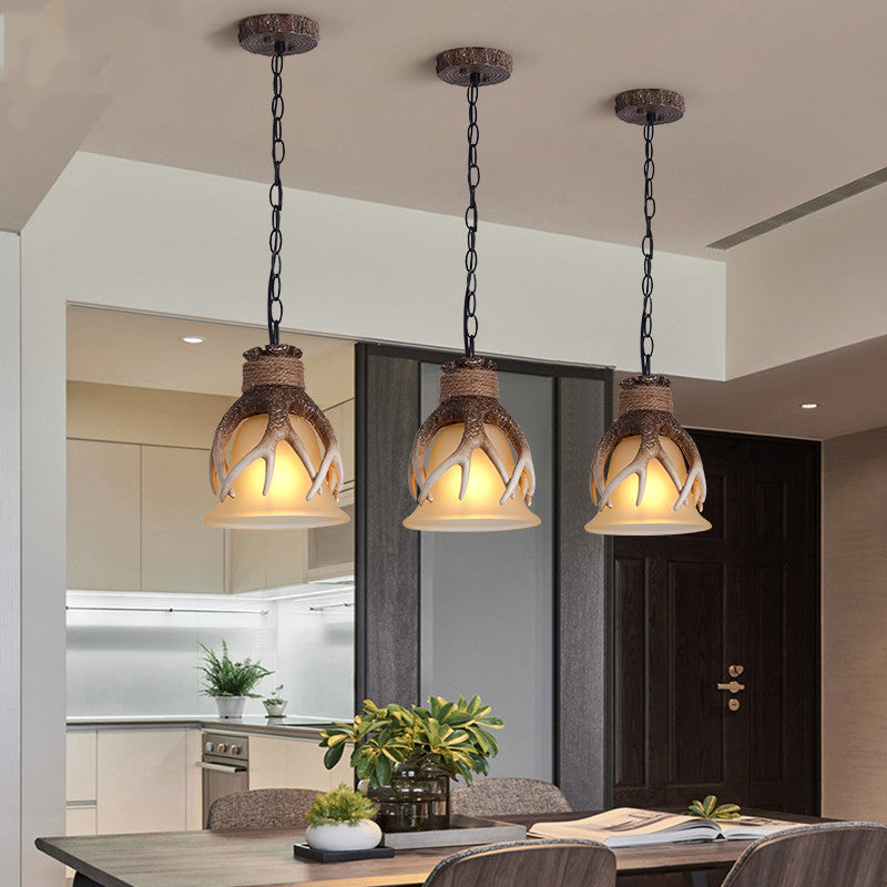 Silva LED Pendant Light — Black Glass