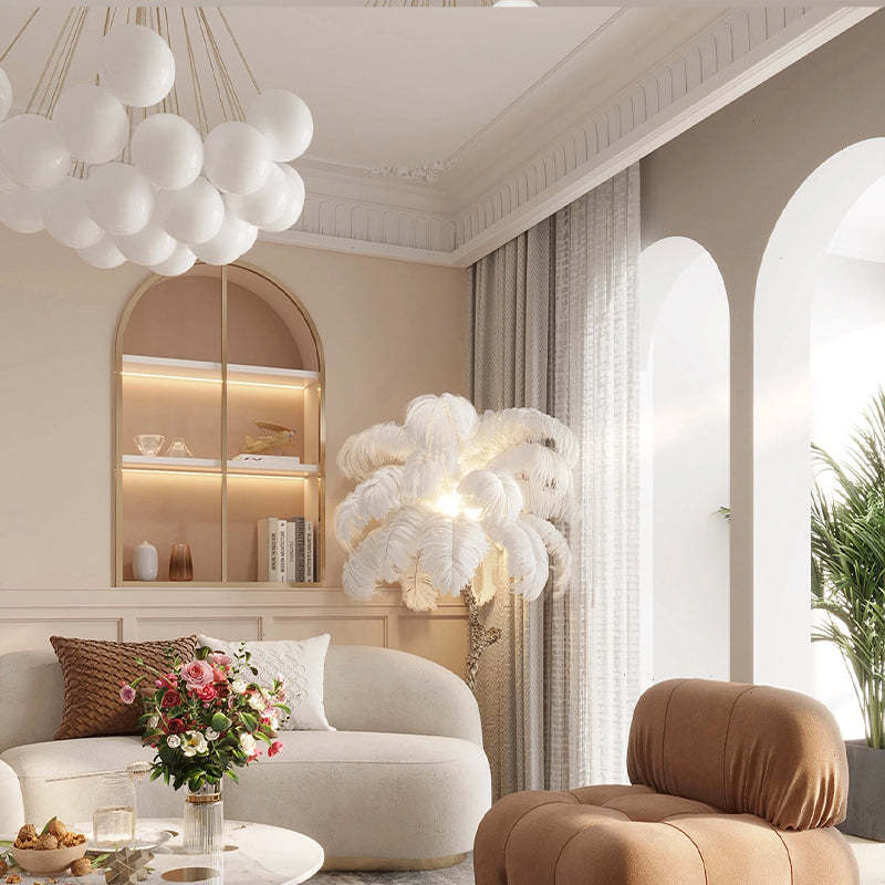 Aurea tervezői függeszték fém és üveg anyagból modern szobákhoz