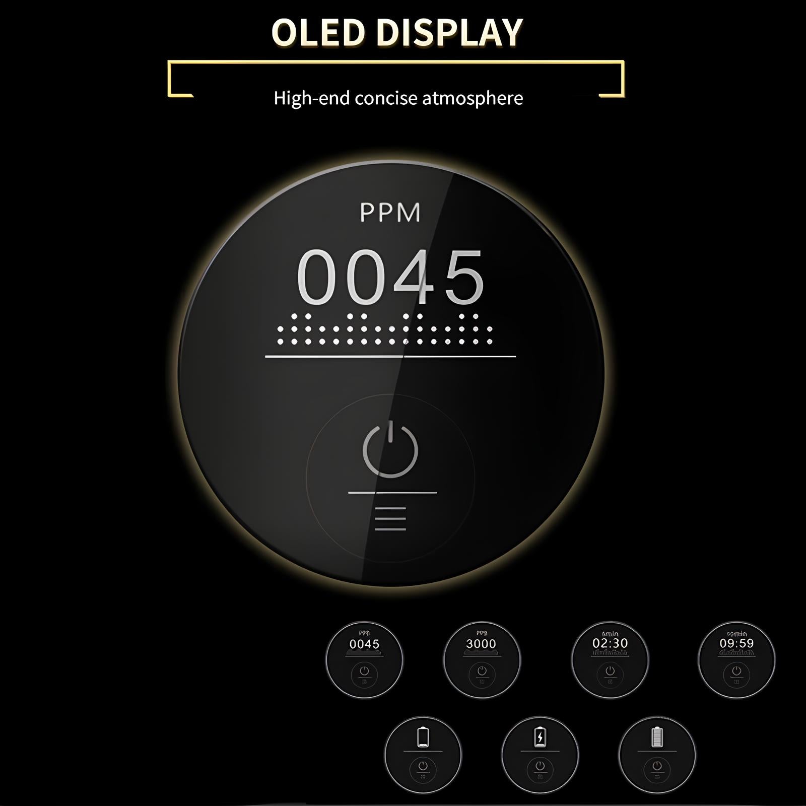 A 8. generációs 5000ppb SPE PEM magas koncentrációjú hidrogénionizáló vízpalack