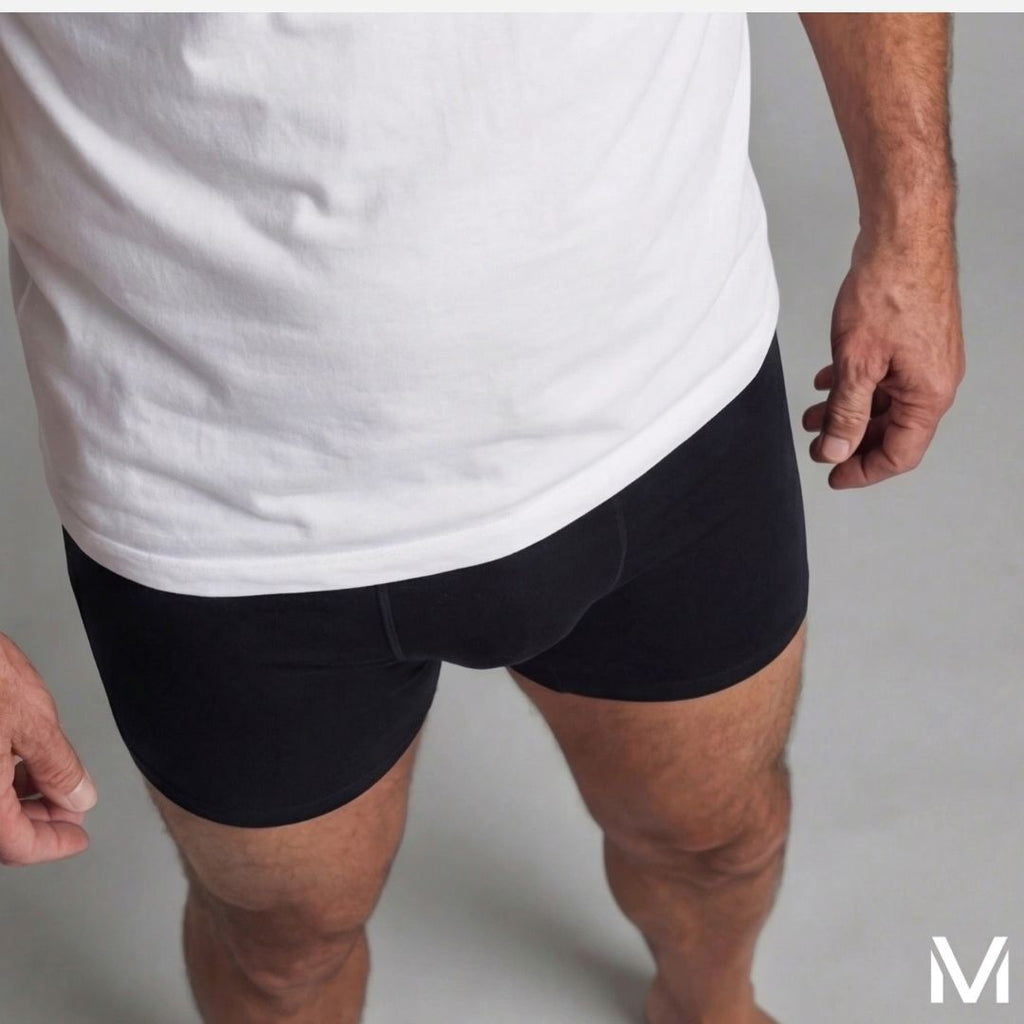Férfi nedvszívó, szivárgásmentes boxeralsó – mosható, újrahasználható, S–8XL