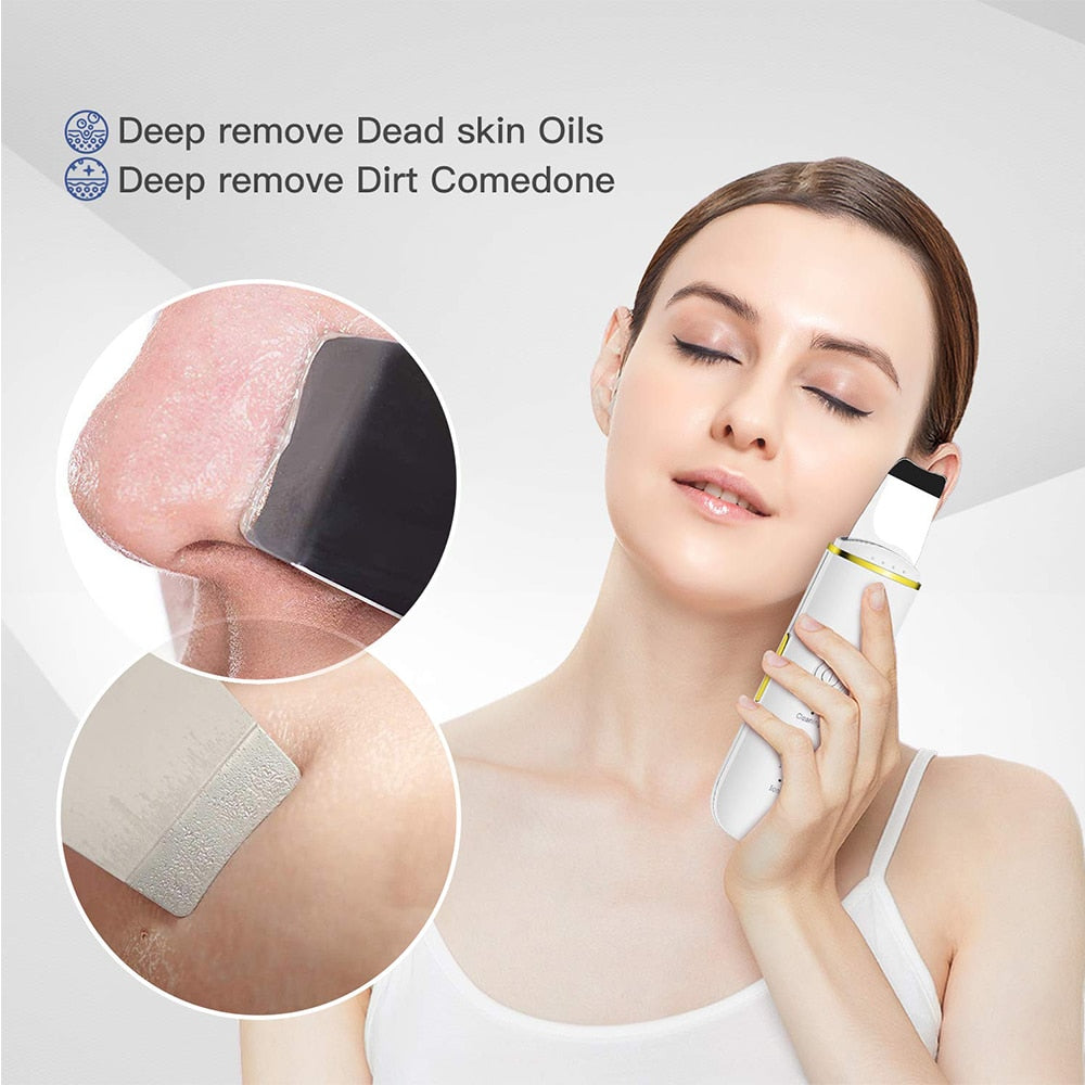 LumaDerm Ultrasonik Siyah Nokta Temizleyici Cilt Peeling Cihazı