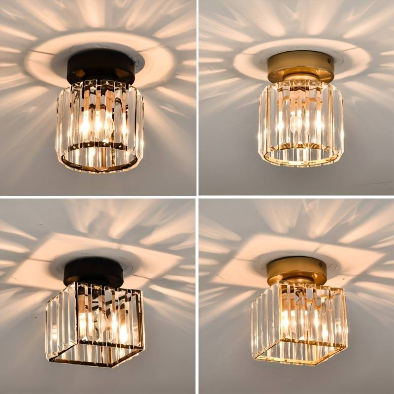 Stropní svítidlo - elegantní skleněné osvětlení chodby a obývacího prostoru