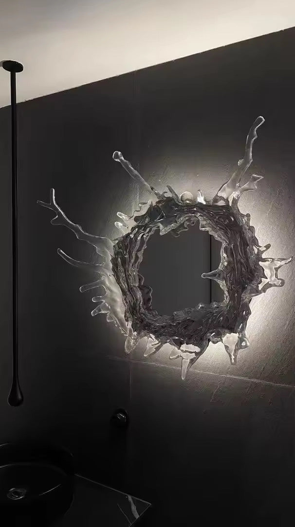 Wasserspritzer LED Spiegel