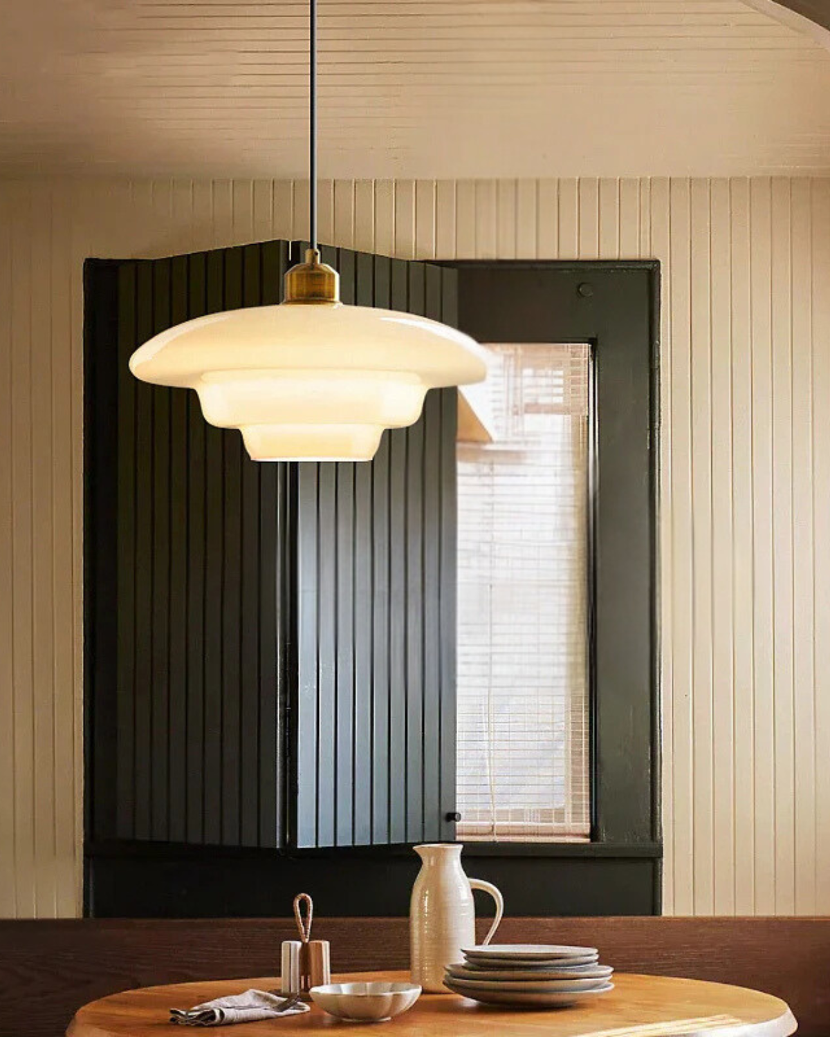 Luselle | Objesna svjetiljka u obliku oblaka od retro opalnog stakla | Orntli