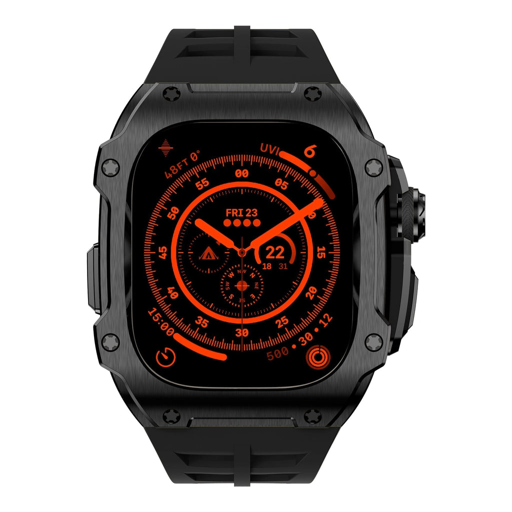 Série RM7015 - Boîtier Apple Watch Ultra en acier inoxydable Dark Vanguard