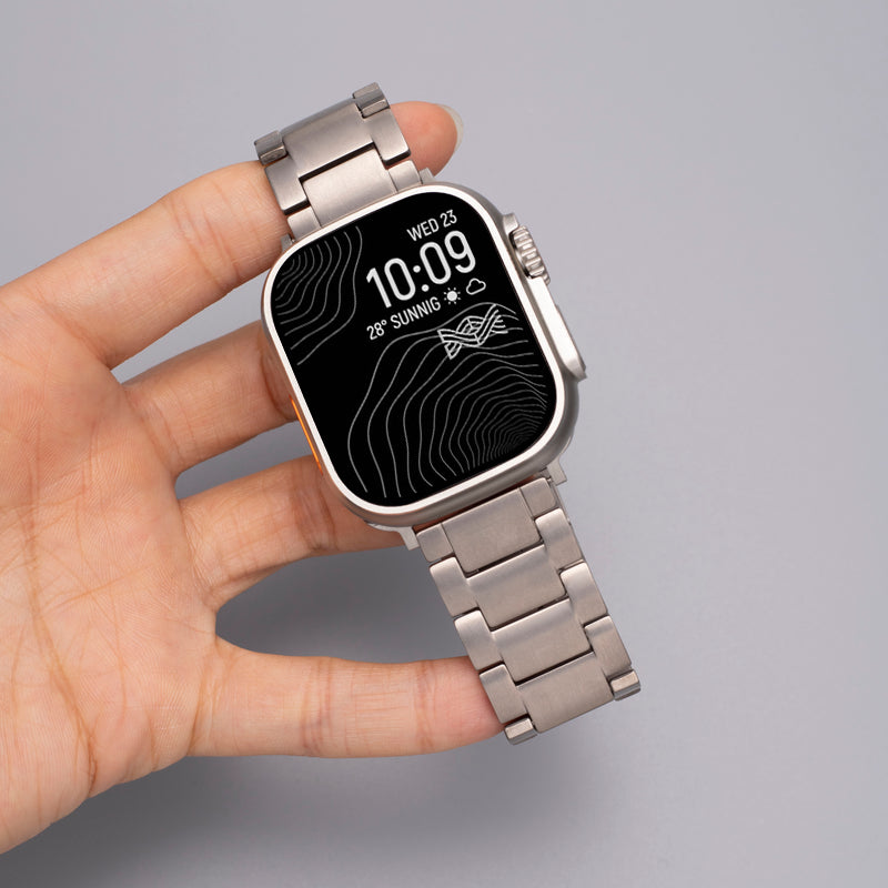 Apple Watch için Titanyum Kordon T01