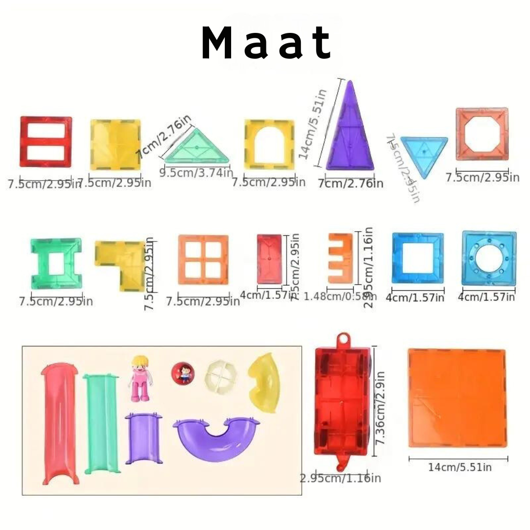 BuildYourWorld Magnetic Building Game