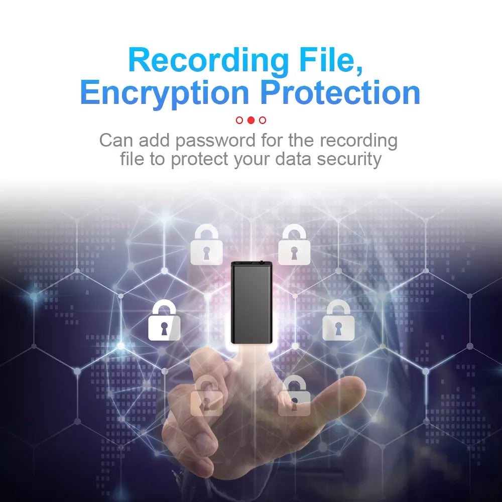 携帯音声録音用小型音声起動録音機