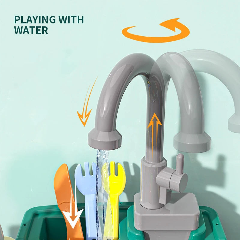 Kids Indoor And Outdoor Standing Sink For Water Play