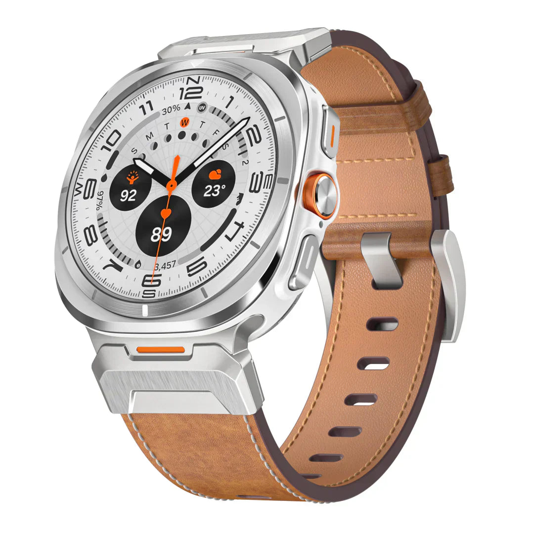 Taktický kožený řemínek pro Samsung Galaxy Watch Ultra