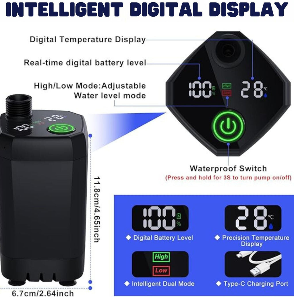 便携式电动露营淋浴器