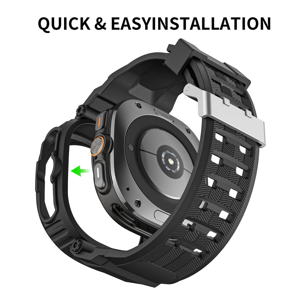 Urheilullinen TPU-ranneke + kotelo Samsung Galaxy Watch Ultra 47 mm:lle