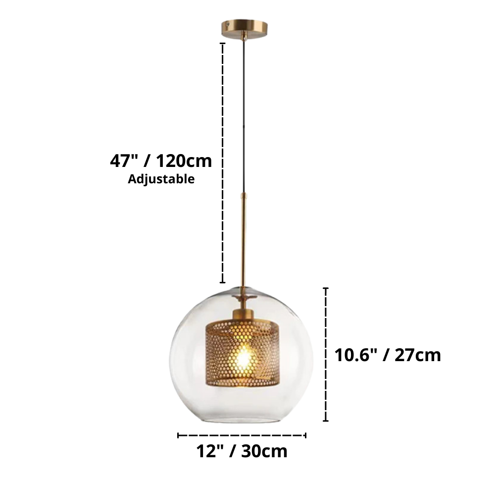 Salena - Lampu Gantung Kaca