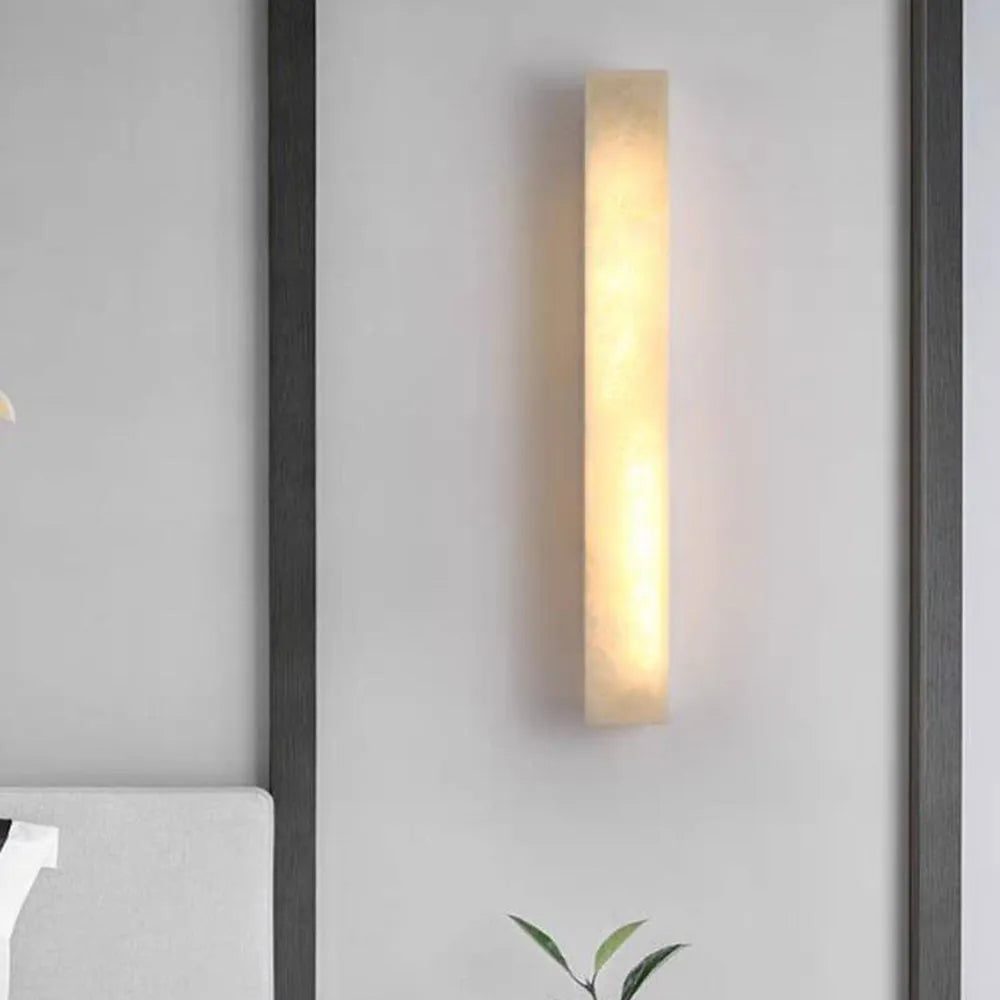 Ayen weiße rechteckige Außenwandleuchte — Modernes Design