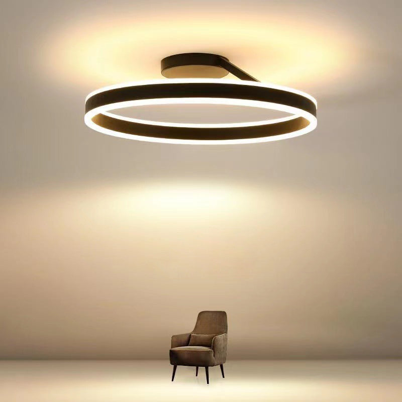 ArishaGlow - Elegantní LED stropní lampa v zlaté a kovové barvě