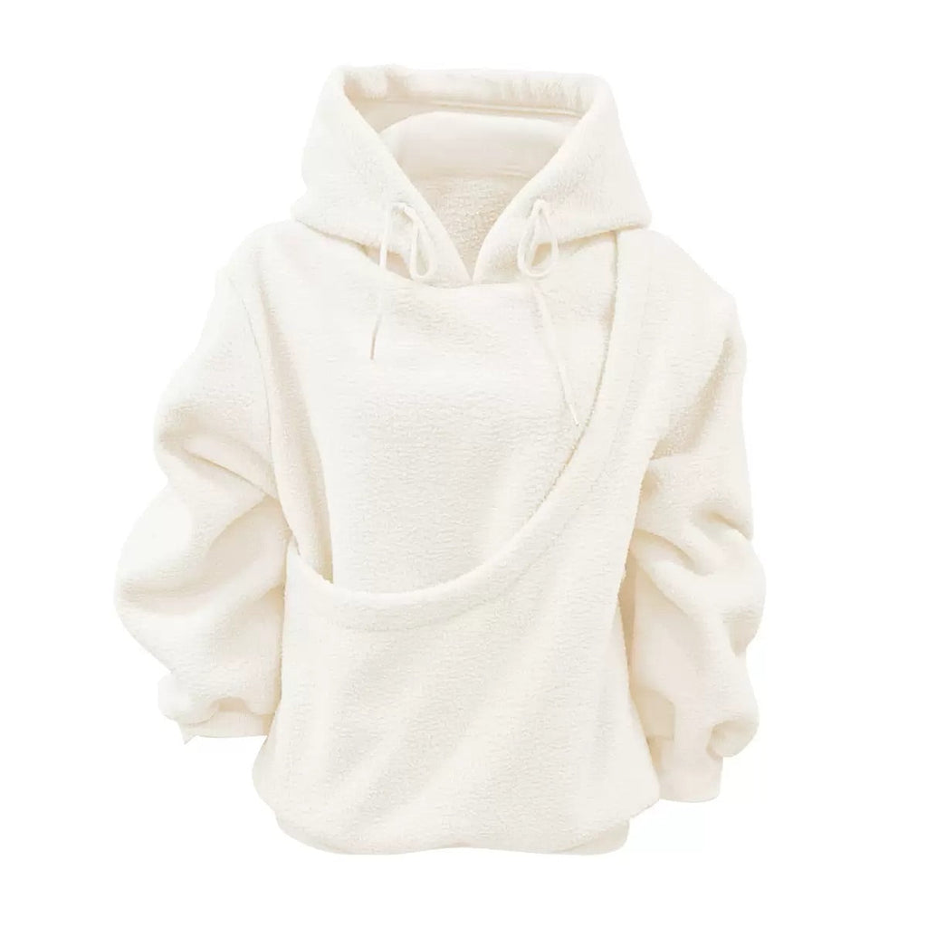 Bärbar djurbärare-hoodie för mysiga kramar