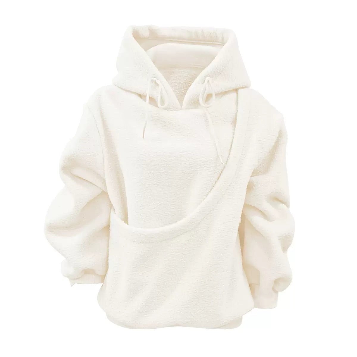 Bärbar djurbärare-hoodie för mysiga kramar