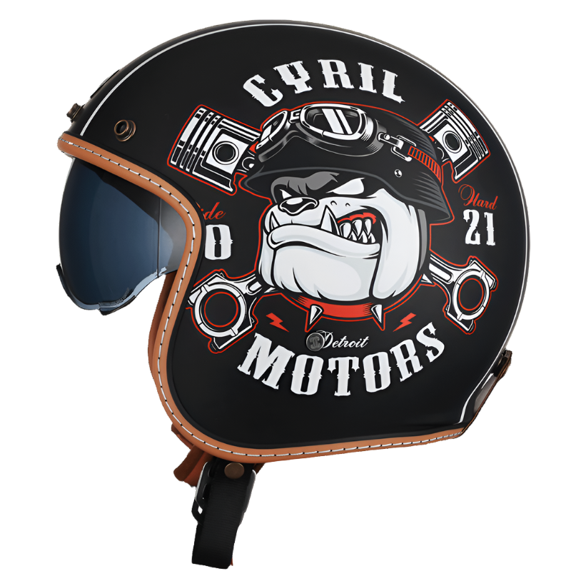 קסדת פנים פתוחות רטרו JetLite KB2