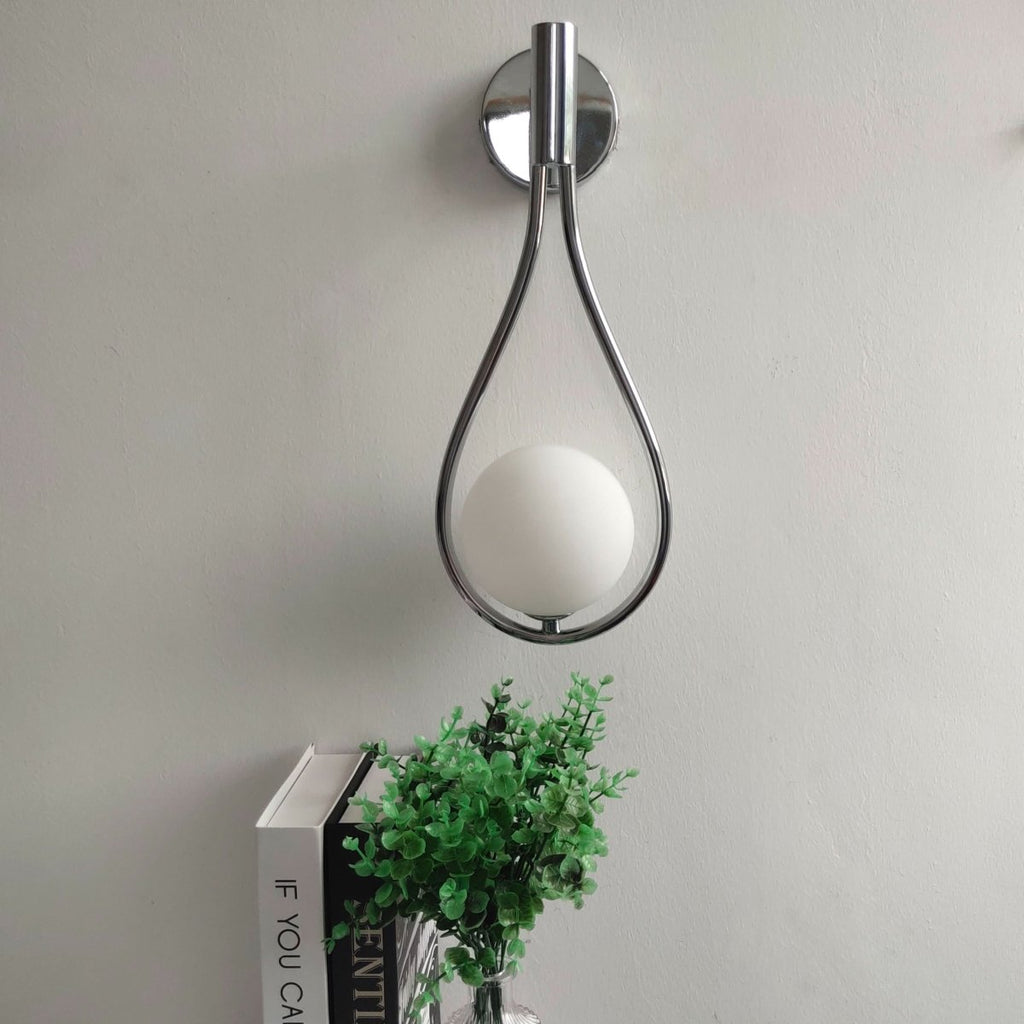 Conjunto de dois candeeiros de parede metálicos NordicNest para casas modernas