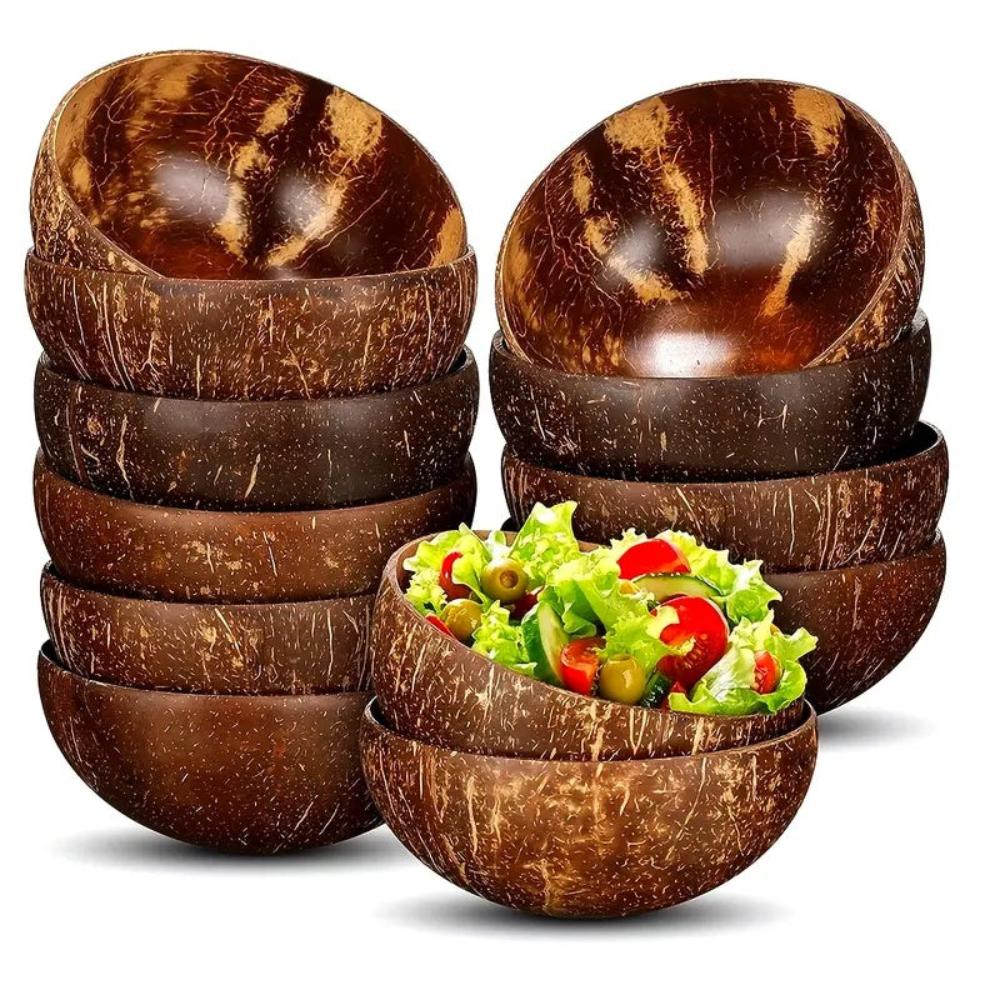 Käsintehdyt kookoskulhot