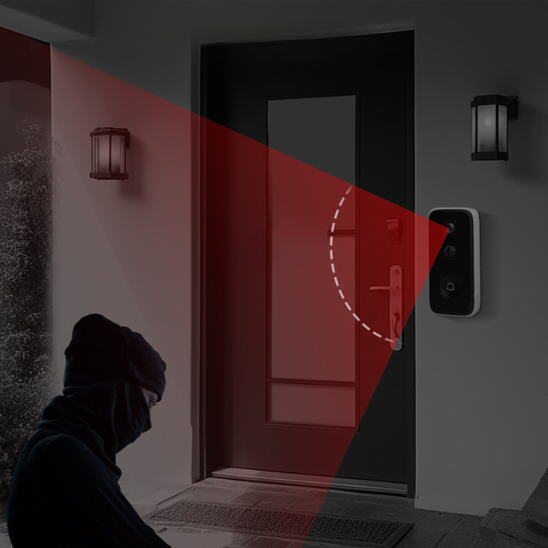 كاميرابورت - جرس باب ذكي لاسلكي 3 ميجابكسل