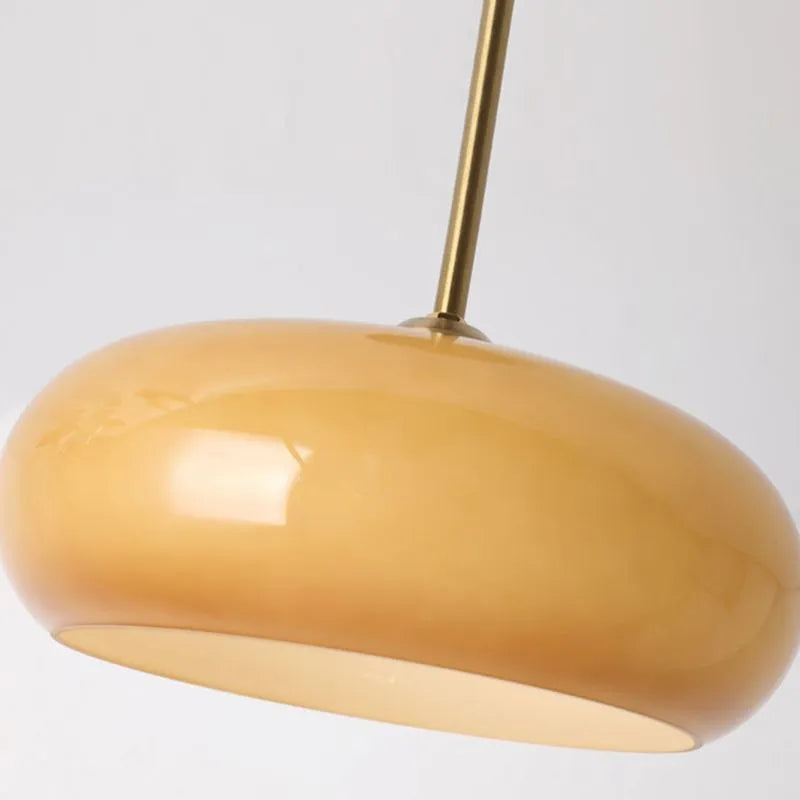 Charlotte Round Glass Flush Mount Ceiling Light