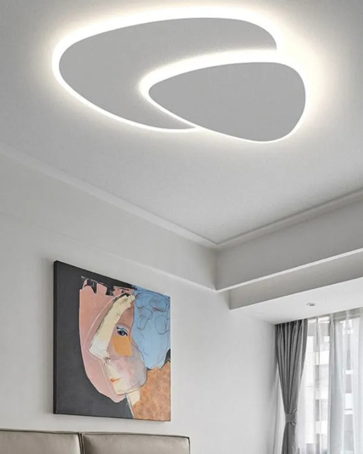 Valora | Modern LED Ceiling Light for Minimalist Interiors | Orntli