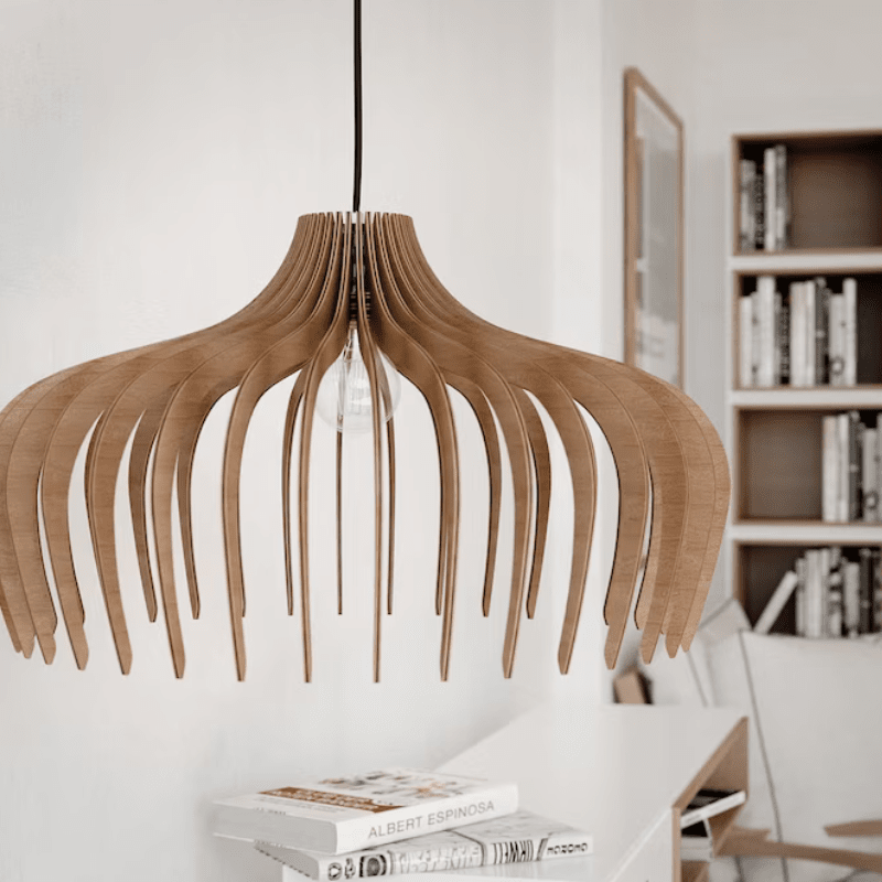 Lampadario in legno Hayden